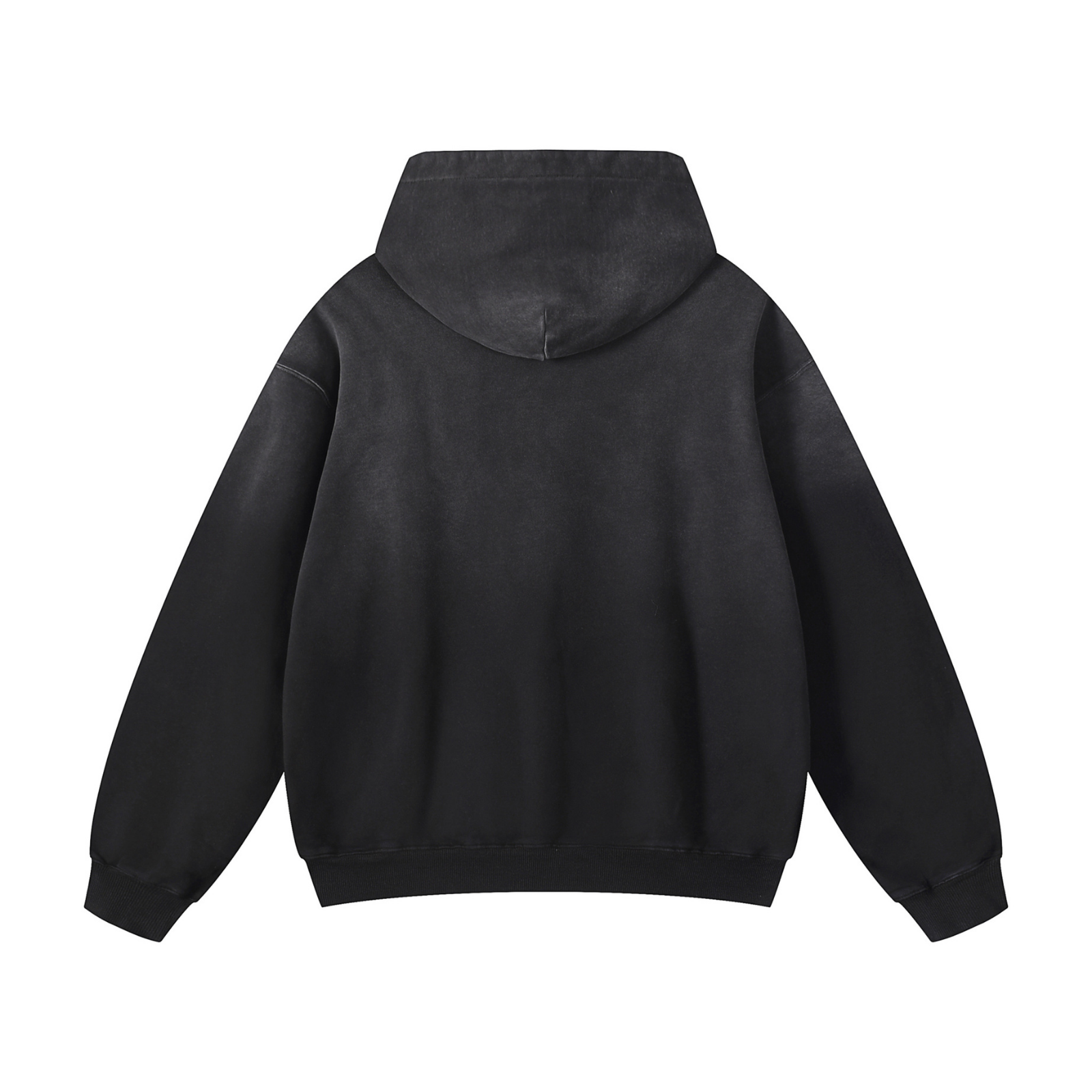 BLACK HEAVYWEIGHT SUNFADE HOODIE